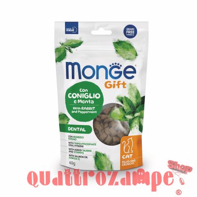 Monge Gift Morbido Ripieno 60 gr Snack Per Gatti