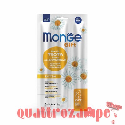 Monge Gift Soft Stick 3 Stick 15 gr Snack Per Gatti