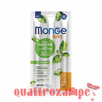 Monge Gift Soft Stick 3 Stick 15 gr Snack Per Gatti