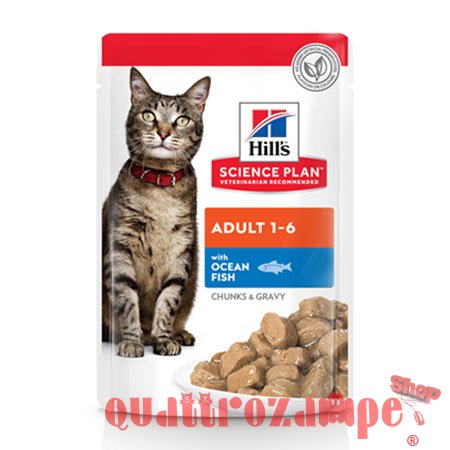Hill's Science Plan Adult Bocconcini Pesce Oceanico 85 gr Bustina Umido Gatto