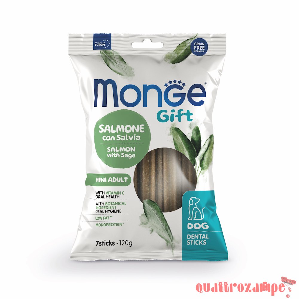 Monge Gift Dental Sticks Snack Pulizia Denti Per i Cani