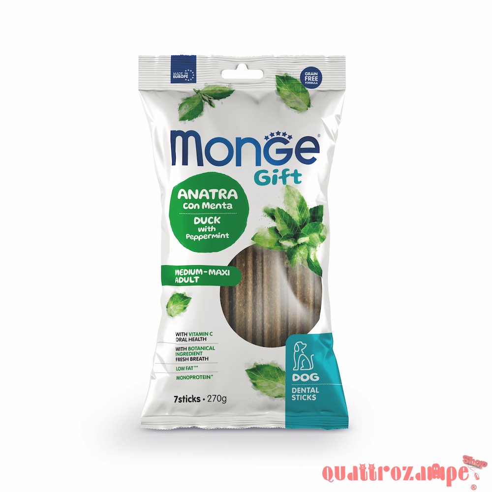 Monge Gift Dental Sticks Snack Pulizia Denti Per i Cani