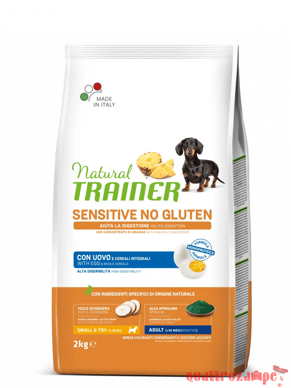 Natural Trainer Sensitive Mini Adult Uovo Crocchette Per Cane