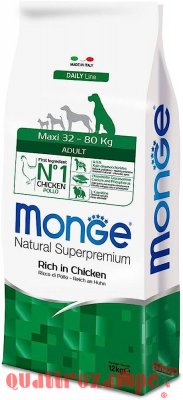 Monge Superpremium Maxi Adult Cane Pollo