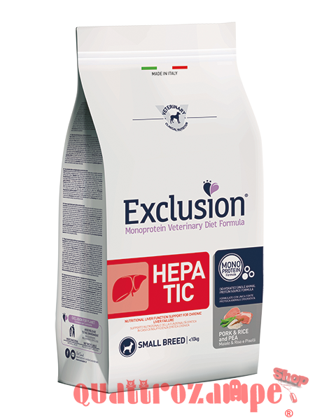 Exclusion Diet Hepatic Adult Small Breed 2 kg Per Cane