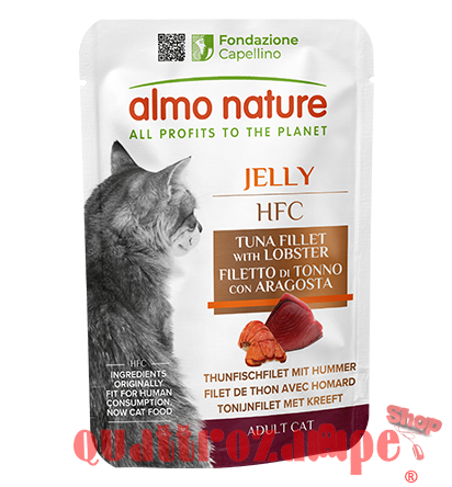 Almo Nature HFC Jelly Tonno e Aragosta 55 gr Bustine Umido Gatto