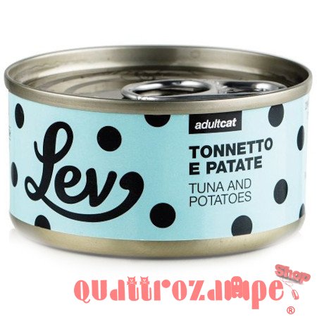 Lev Adult Cat Tonnetto Patate 70 gr Lattina Umido Gatti