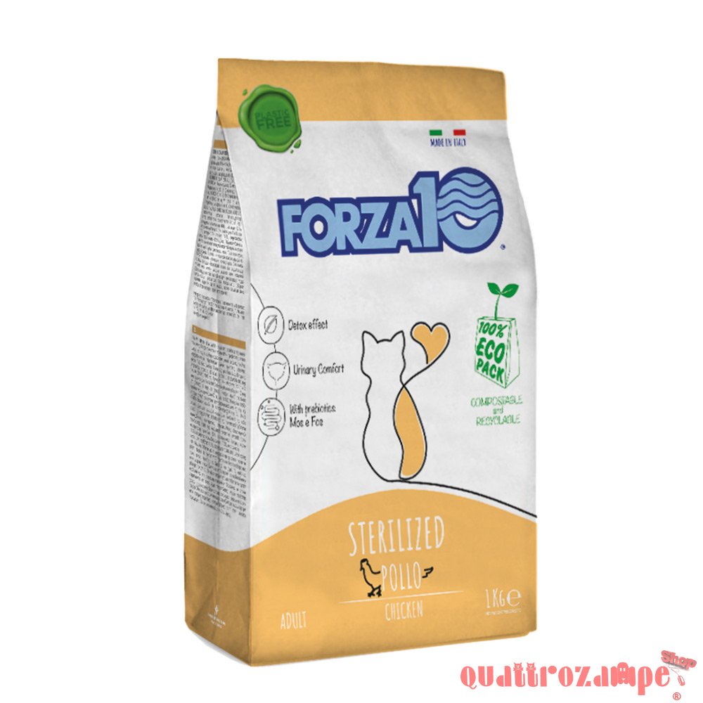 Forza 10 Maintenance Adult Sterilized Pollo Crocchette Gatti Sterilizzati