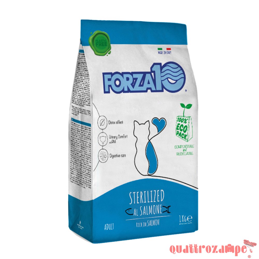 Forza 10 Maintenance Adult Sterilized Salmone Crocchette Gatti Sterilizzati
