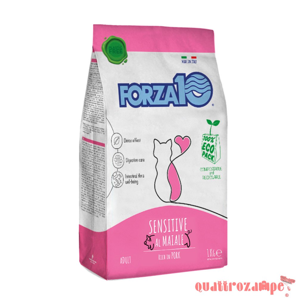 Forza 10 Maintenance Adult Sensitive Maiale Crocchette Gatti