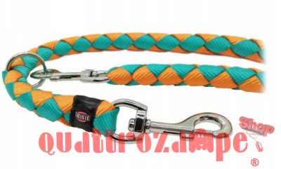 Trixie Guinzaglio Tubolare L XL Arancio Acquamarina Addestramento Regolabile 2 metri Per Cani