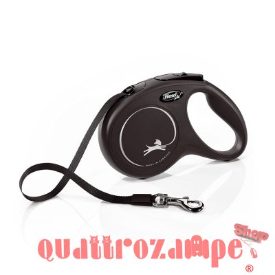 Flexi New Classic M Guinzaglio Avvolgibile Fettuccia 5 metri Per Cani