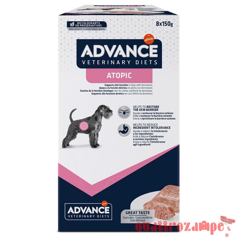 Advance Veterinary Diets Dog Atopic 150 gr Alimento Umido Cani