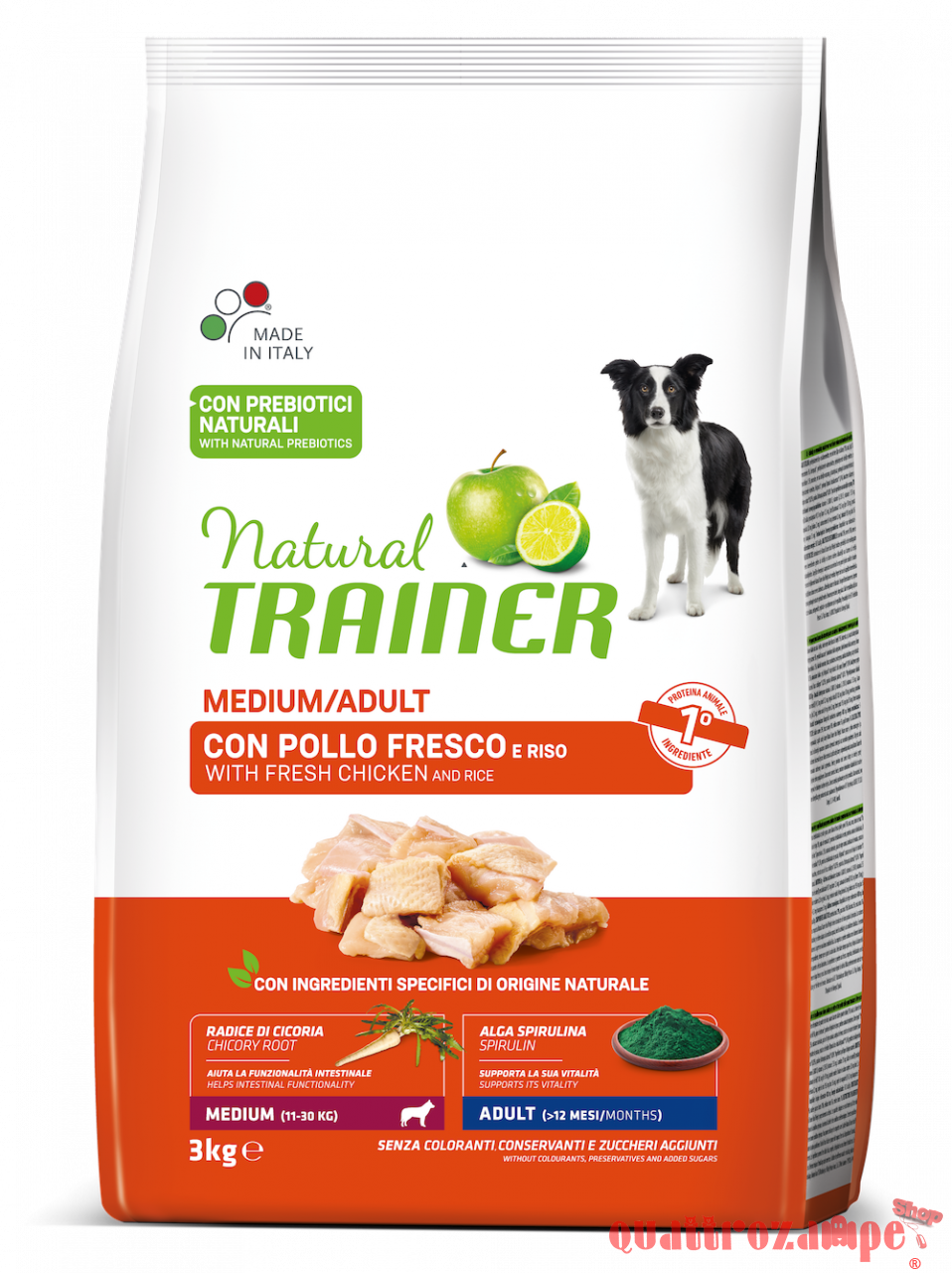 Natural Trainer Adult Medium Pollo Cane