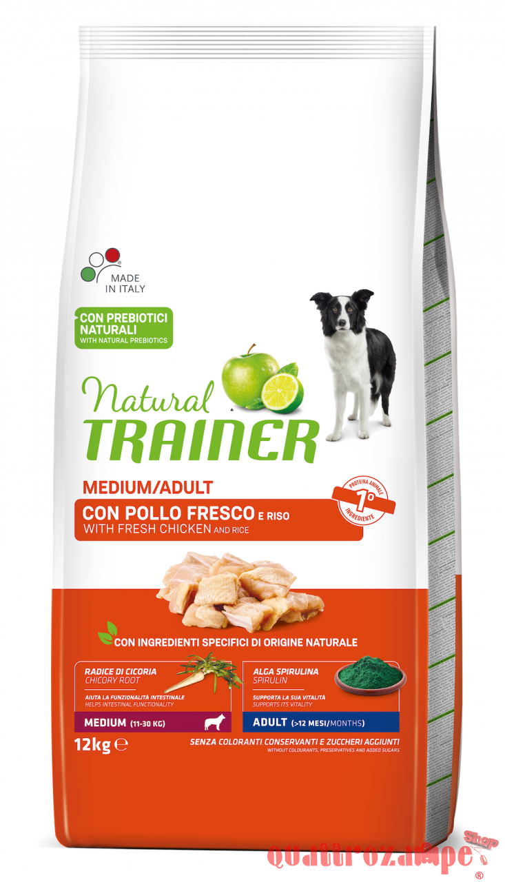 Natural Trainer Adult Medium Pollo Cane