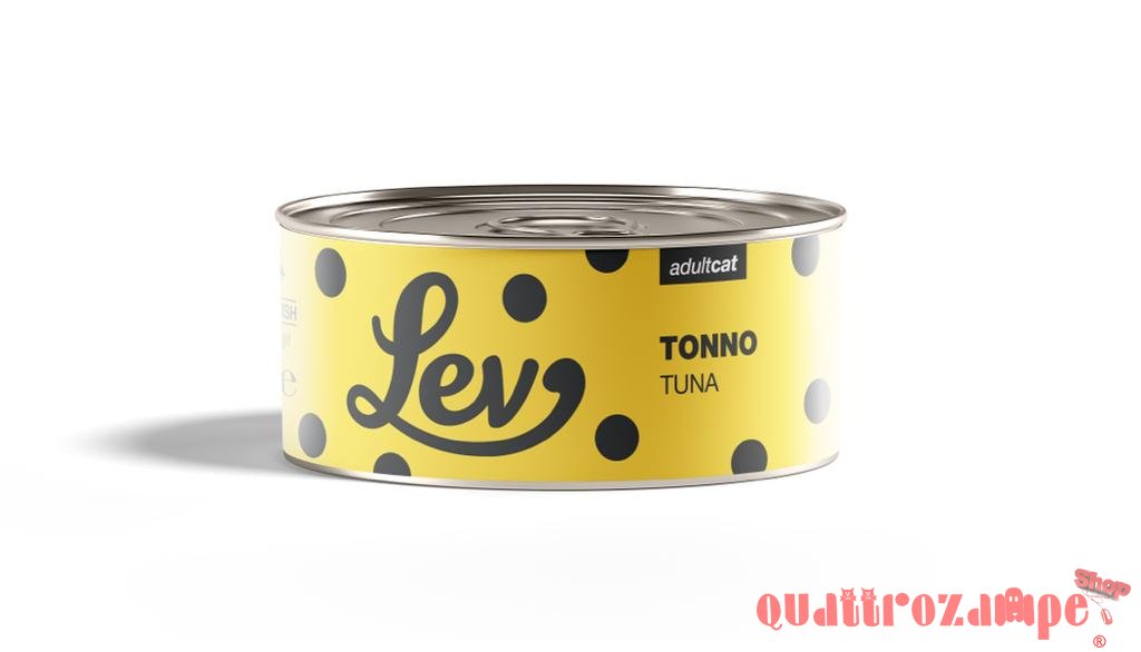 Lev Adult Cat Tonno 140 gr Lattina Umido Gatti