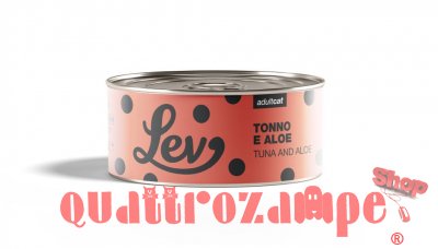 Lev Adult Cat Tonno Aloe 140 gr Lattina Umido Gatti