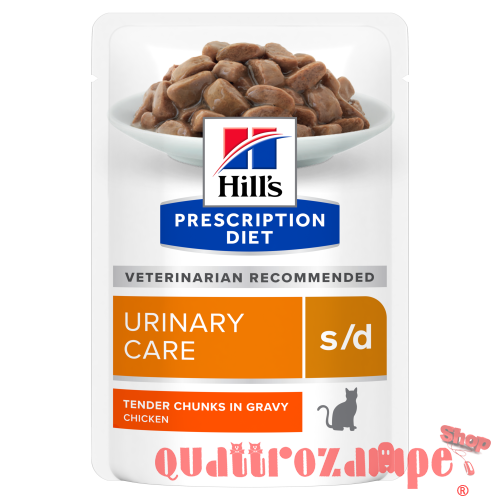 Hill's Prescription Diet S/D Urinary Care 85 gr Umido Gatto