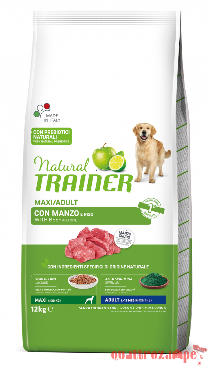 Natural Trainer Adult Maxi Manzo Cane