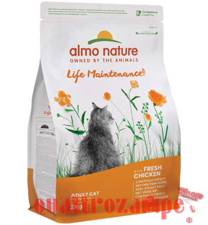 Almo Nature Maintenance Pollo Fresco Crocchette Per Gatti