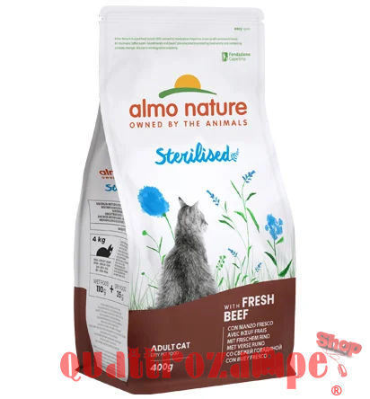 Almo Nature Sterilised Manzo Crocchette Gatti