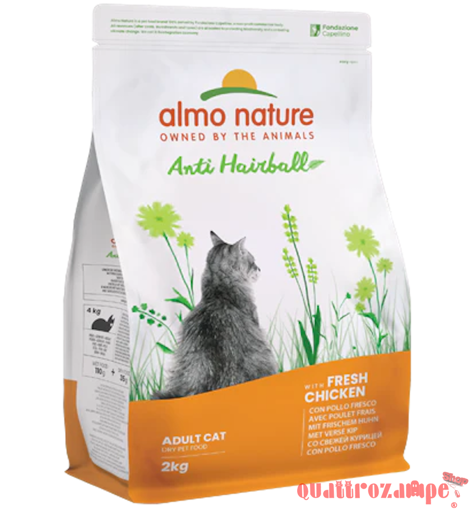 Almo Nature Anti Hairball Pollo Crocchette per gatto