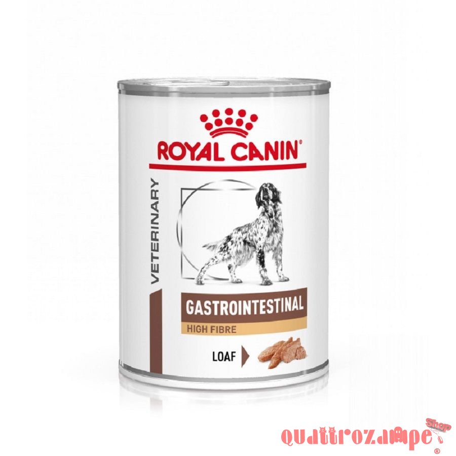 Royal Canin Gastrointestinal Hight Fibre 410 gr Barattolo Umido Cane