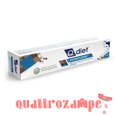 Q.Diet Enteroflorene 30 Gr Pasta Per Gatti