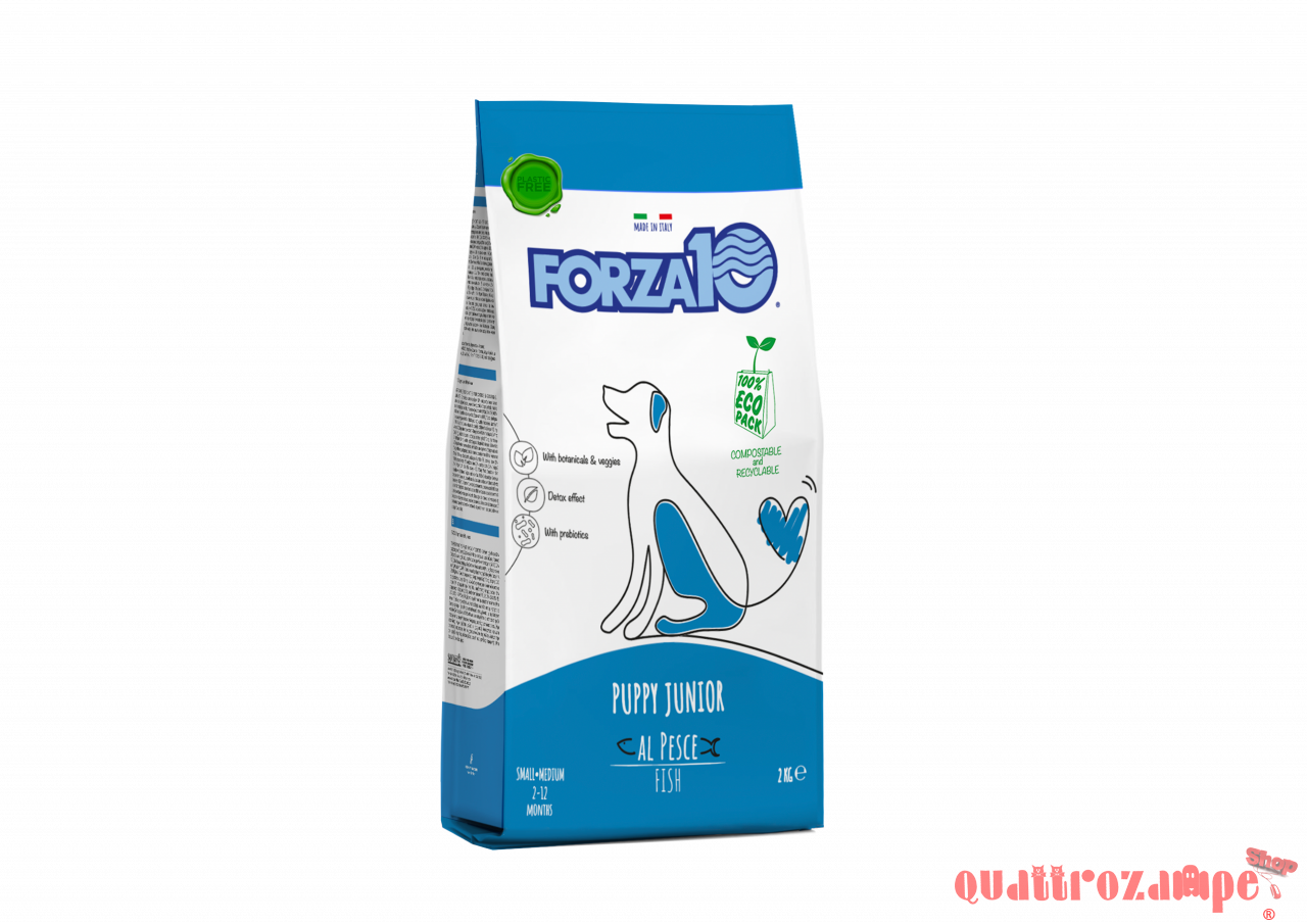 Forza 10 Puppy Mini Pesce 2 kg Crocchette Per Cani