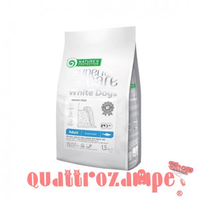 Nature's Protection White Dog Adult Small Aringa Crocchette Per Cani Manti Bianchi