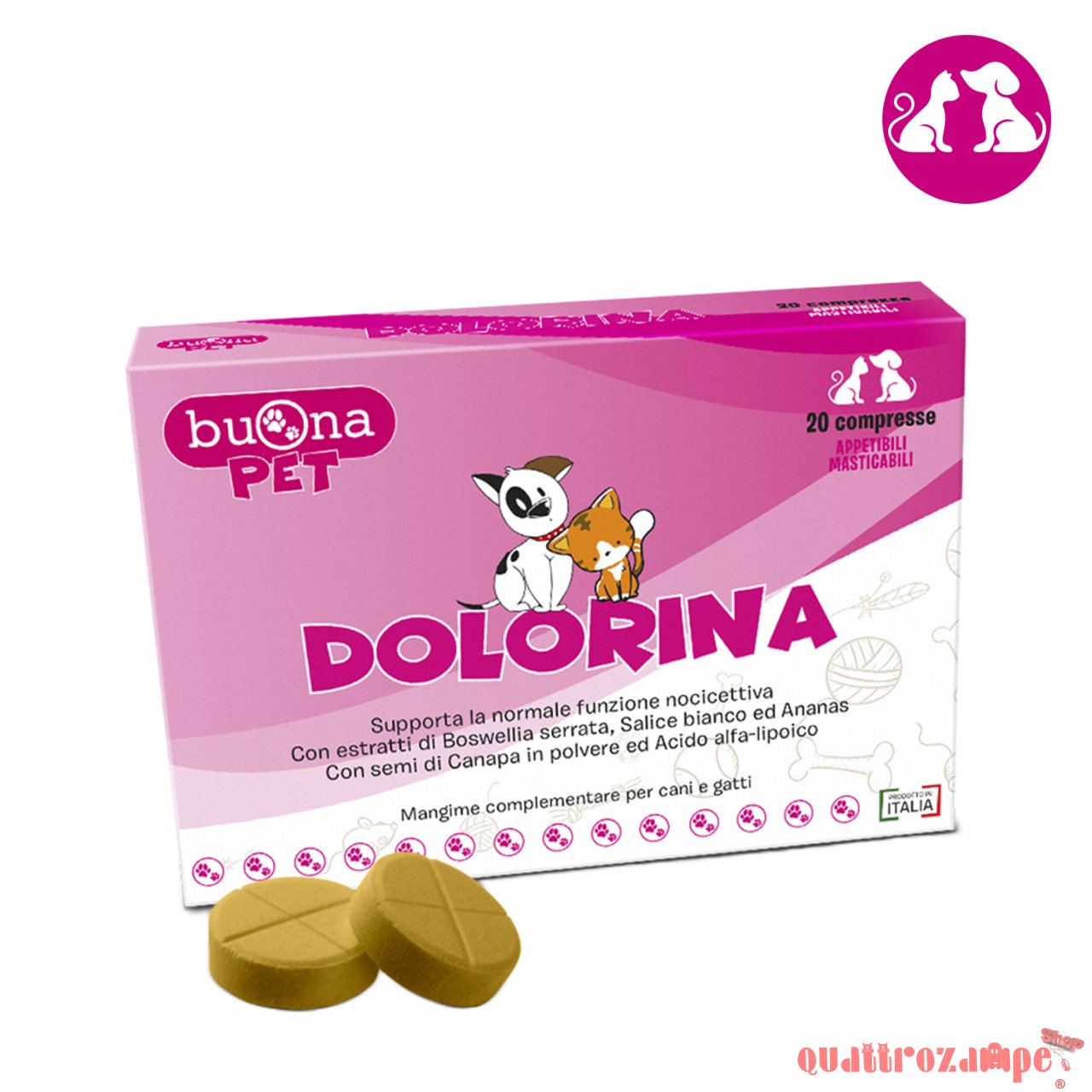 Buona Pet Dolorina Compresse per Cani e Gatti