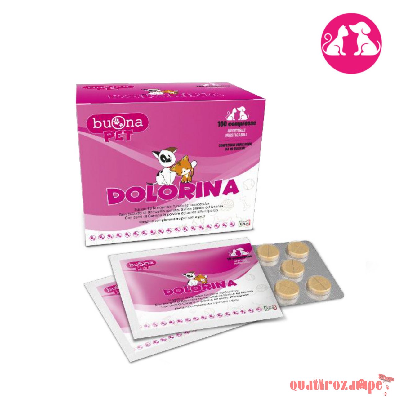 Buona Pet Dolorina Compresse per Cani e Gatti