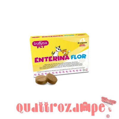 Buona Pet Enterina Flor Compresse Per cani E Gatti
