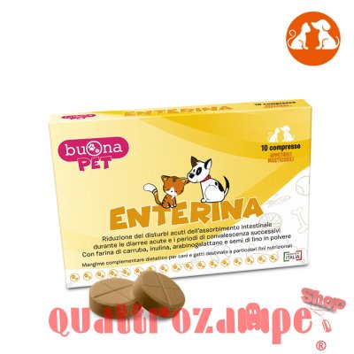 Buona Pet Enterina Flor Compresse Per cani E Gatti