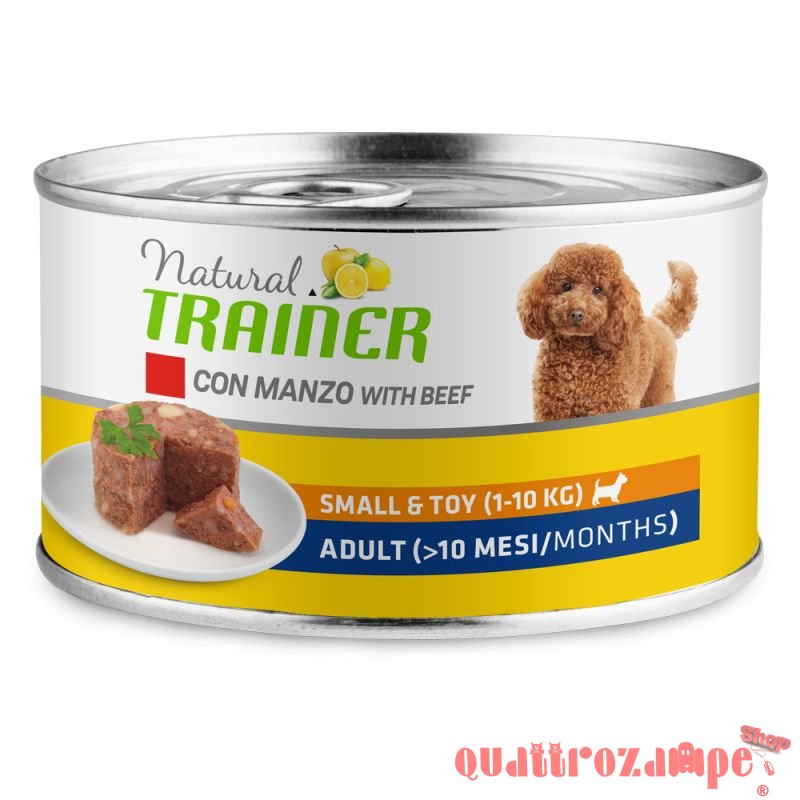 Natural Trainer Small Toy Adult Manzo 150 gr Umido Cane