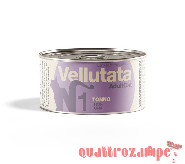 Natural Code Vellutata 01 Tonno 85 gr Per Gatti