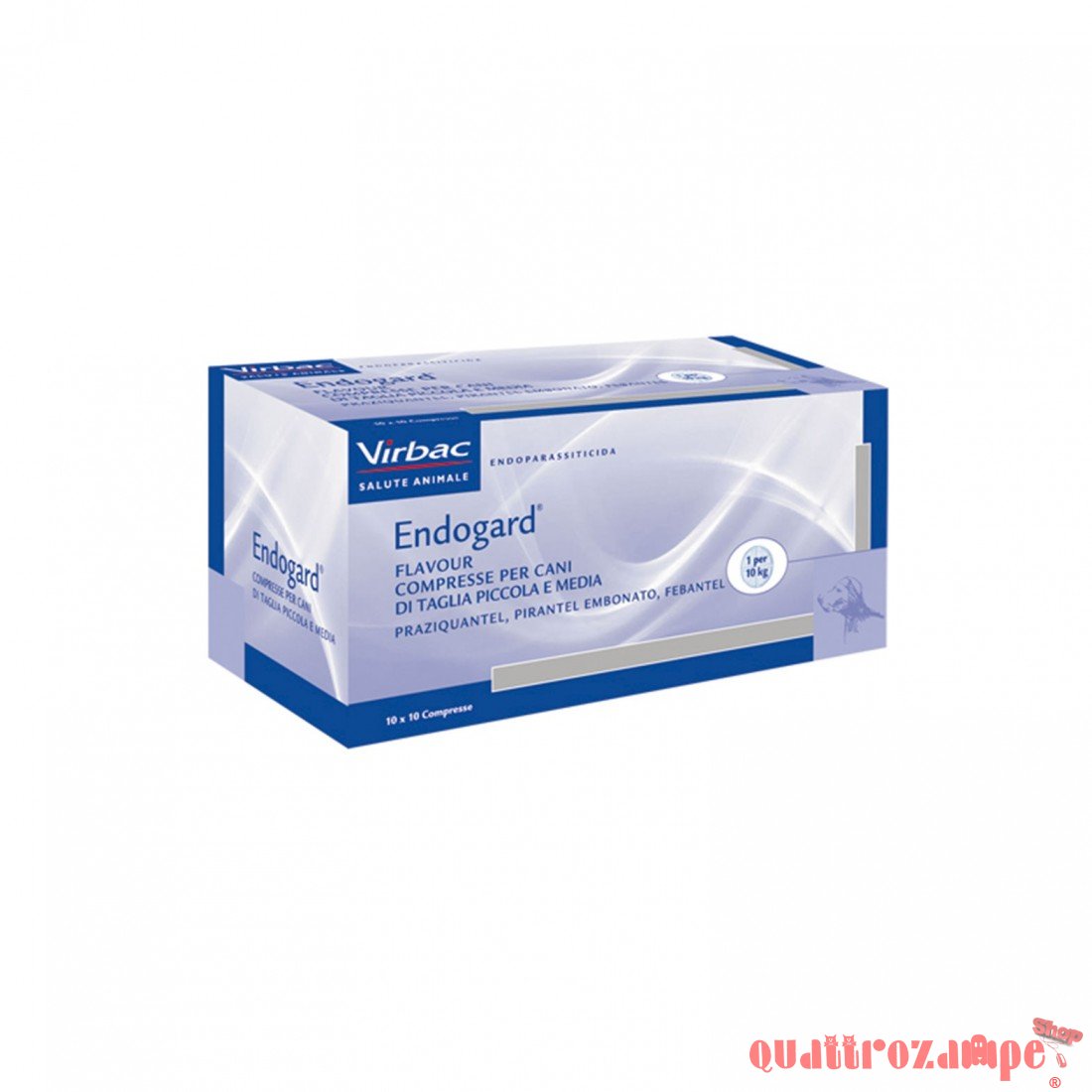 Virbac Endogard Flavour 100 Compresse Appetibili Antiparassitarie Per Cani