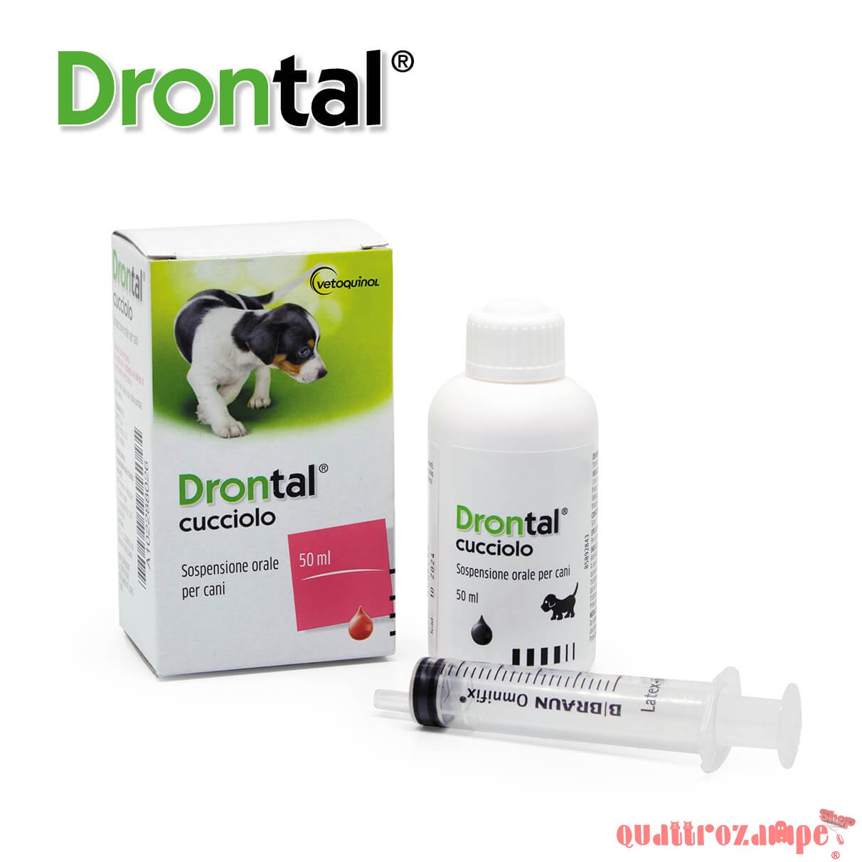 Drontal Cucciolo 50 ml Sospensione Orale Per Cani