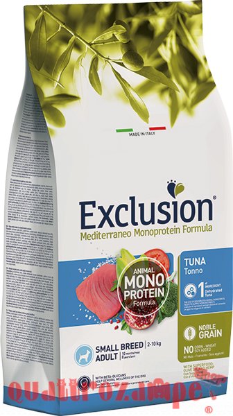 Exclusion Mediterraneo Small Breed Adult Pesce Fish