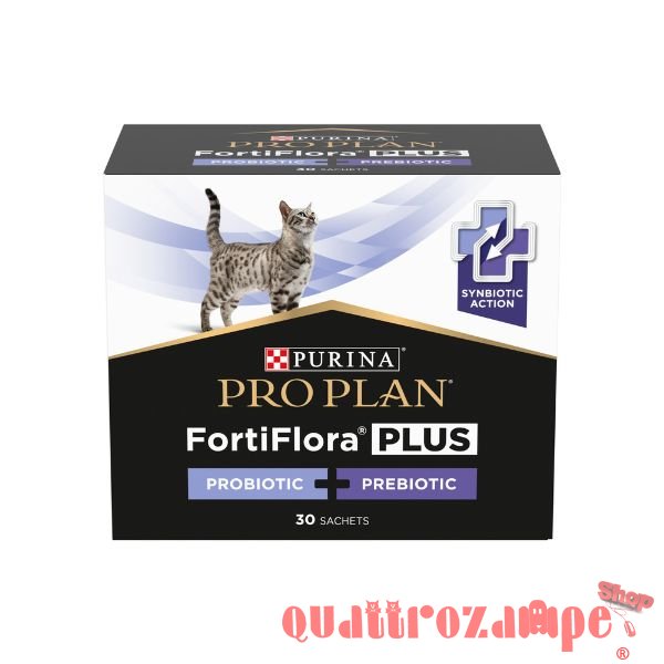 Purina Pro Plan Fortiflora PLUS 30 bustine da 1,5 gr Per Gatto