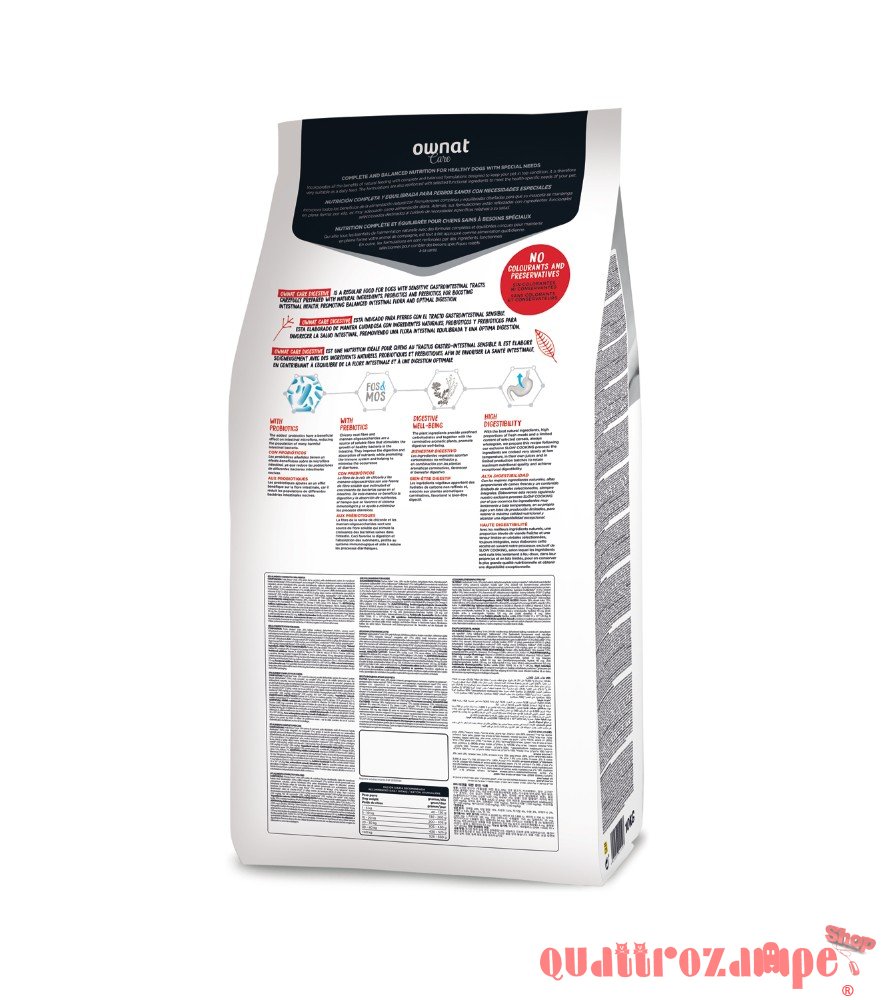 Ownat Care Digestive Crocchette Per Cani
