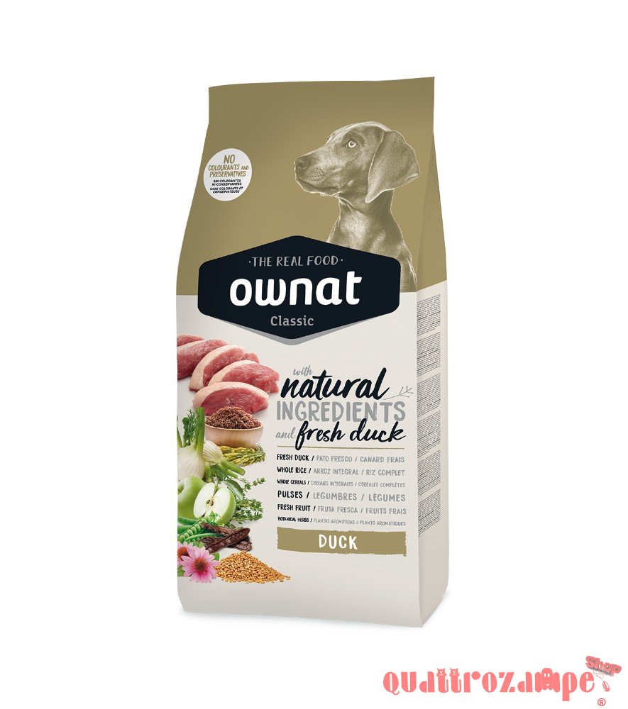 Ownat Classic Duck Crocchette Per Cani Con Anatra