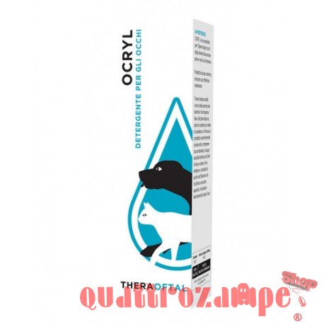 Theraoftal Ocryl 135 ml Detergente Per Gli occhi Di Cane e Gatto