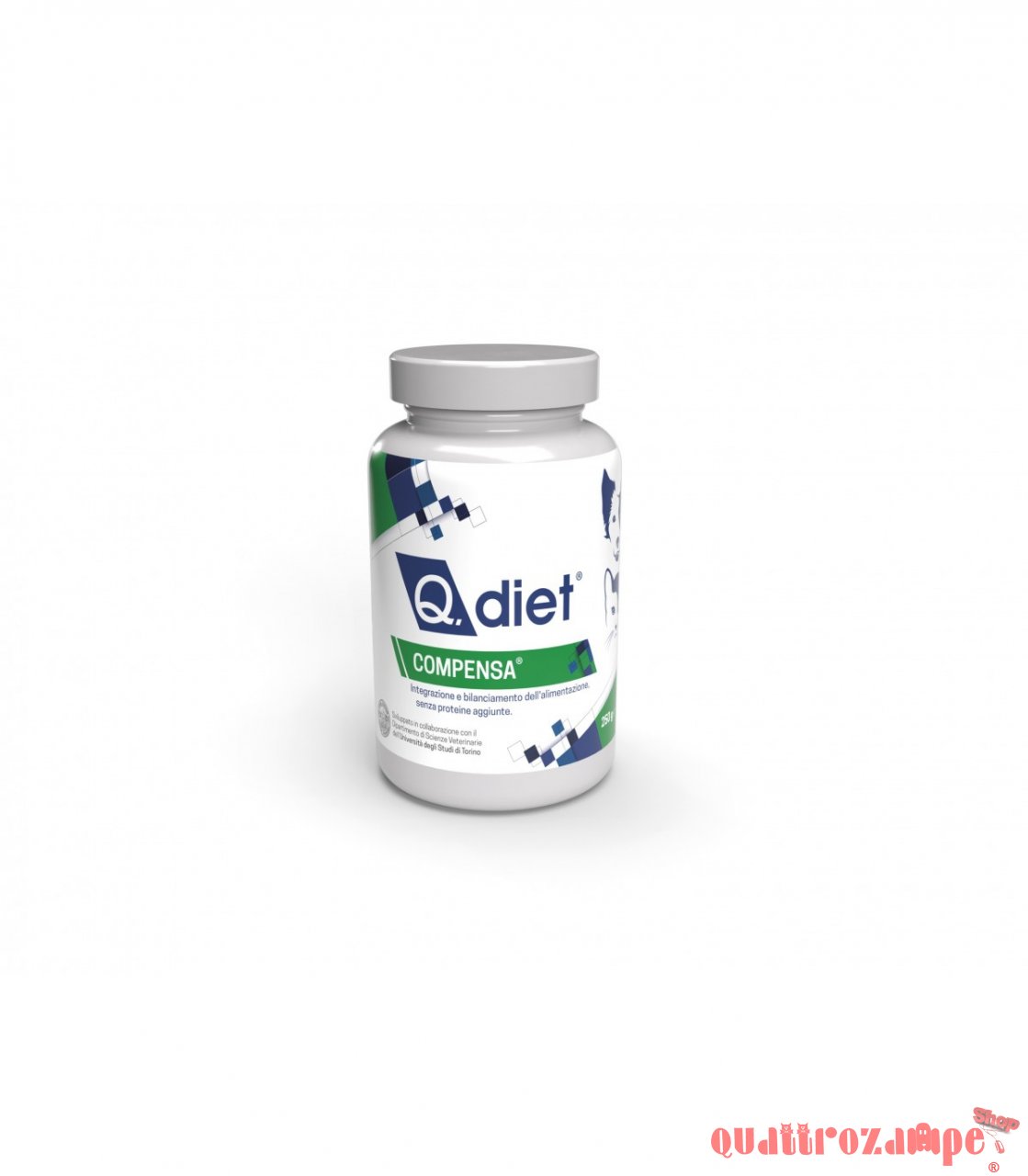 Q.Diet Compensa Polvere Cani Gatti