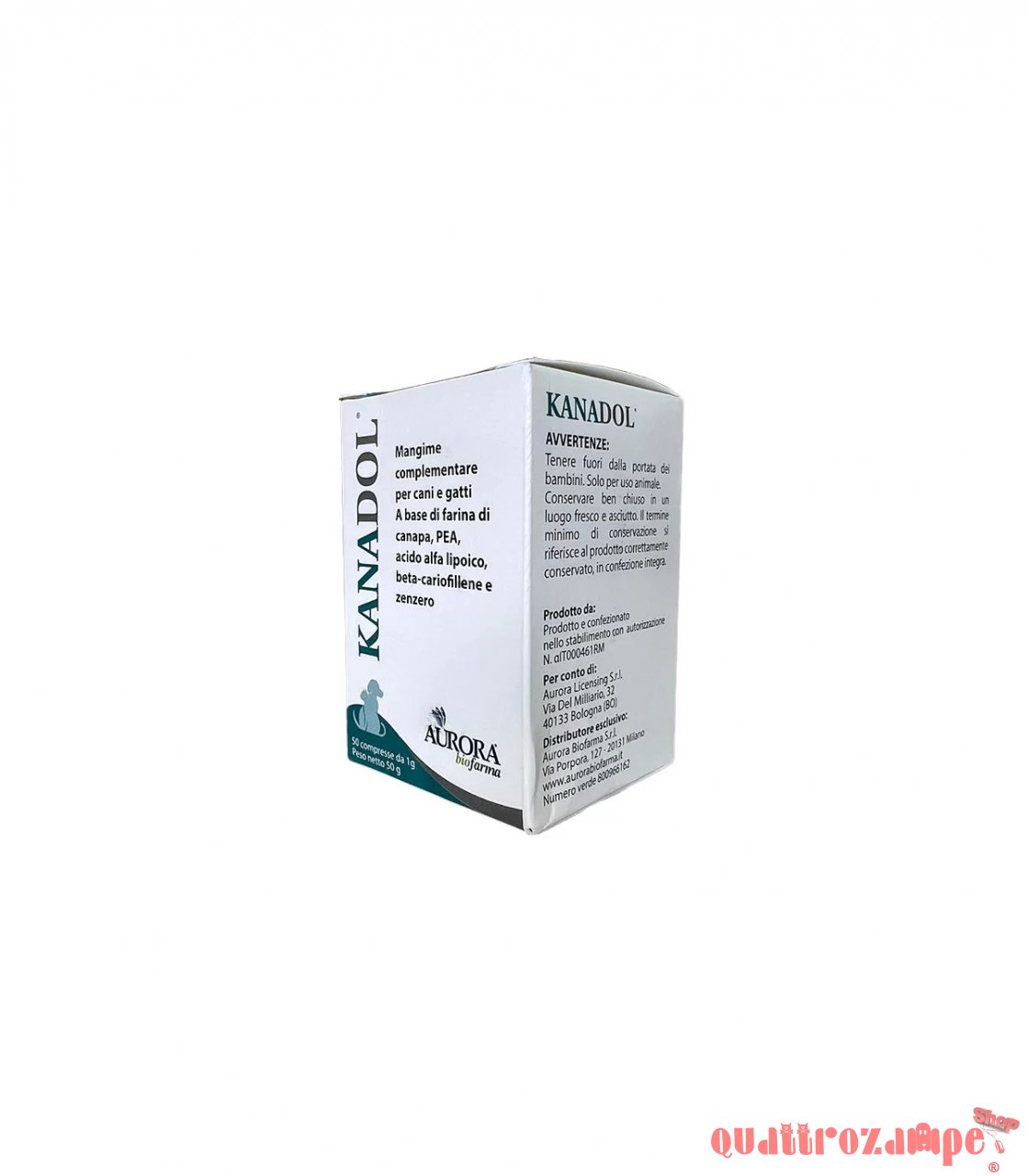 Aurora Biofama Kanadol Compresse per Cani e Gatti