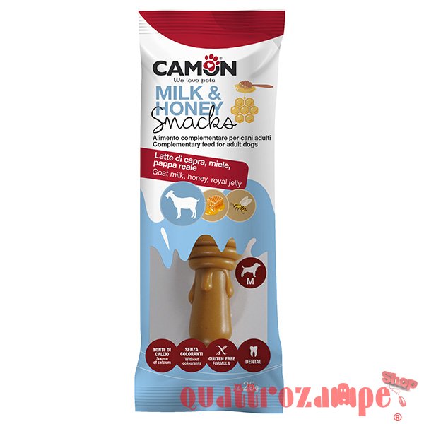Camon Snack Dog Milk Honey Medium 25 gr per Cani