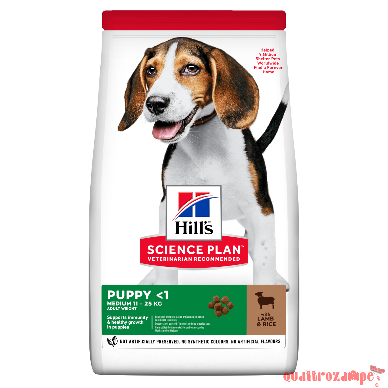 Hill's Science Plan Cane Puppy Medium Breed Agnello e Riso 14 kg