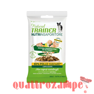 Natural Trainer Dog Snack NutrInsaporitore Pollo Liofilizzato Per Cani