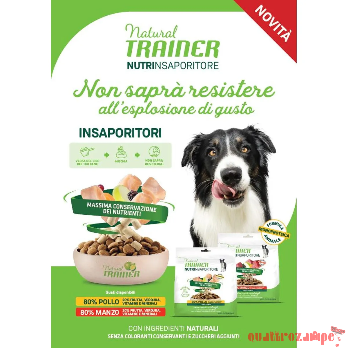 Natural Trainer Dog Snack NutrInsaporitore Pollo Liofilizzato Per Cani