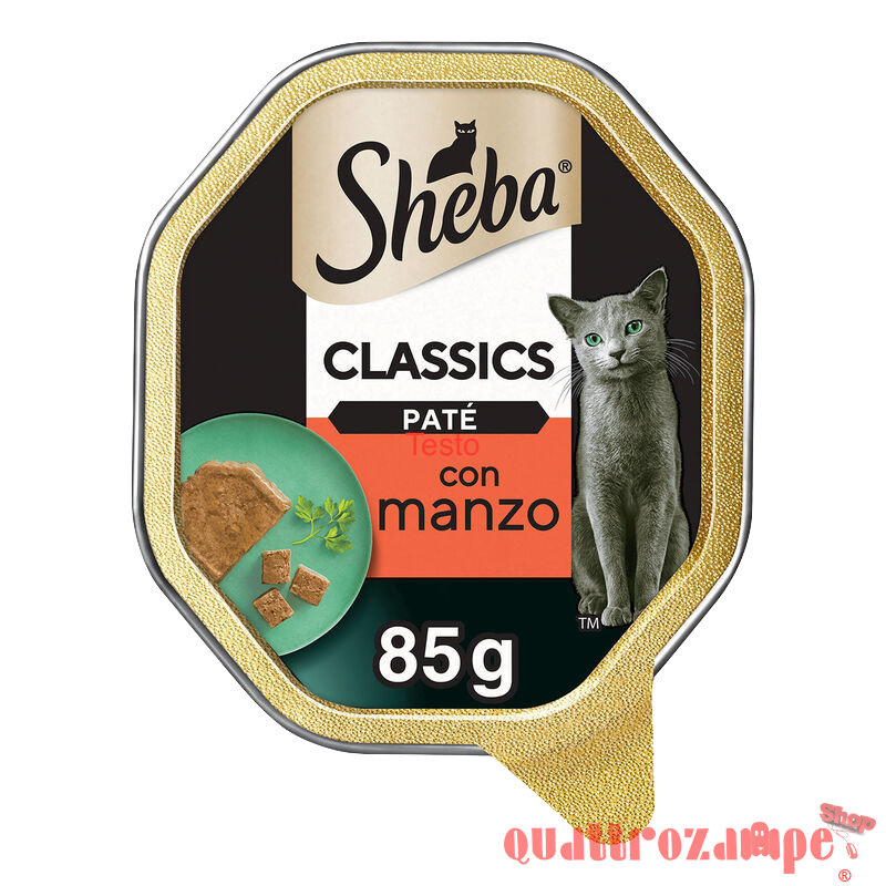 Sheba Pate' Classic Manzo 85 gr